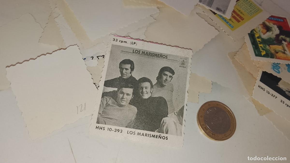 M&uacute;sica de colecci&oacute;n: musica - CROMO o similar carton PAPELG GRUESO troquelado CANTANTES - LOS MARISME&Ntilde;OS