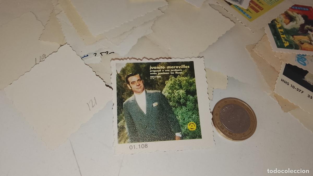 M&uacute;sica de colecci&oacute;n: musica - CROMO o similar carton PAPELG GRUESO troquelado CANTANTES - JUANITO MARAVILLAS