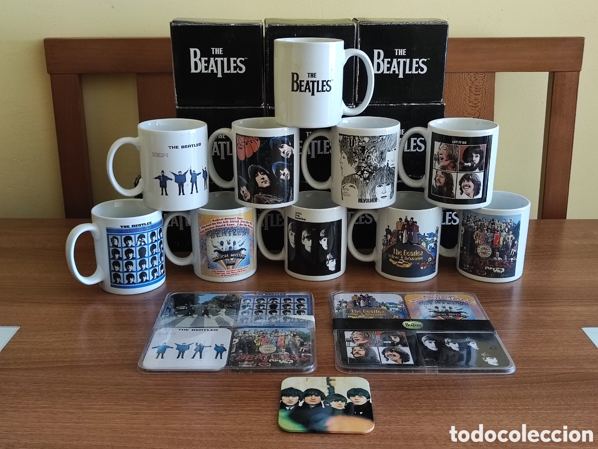 M&uacute;sica de colecci&oacute;n: Colecci&oacute;n de tazas y posavasos The Beatles