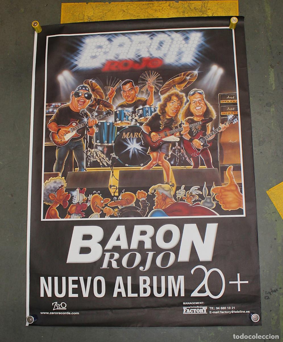 M&uacute;sica de colecci&oacute;n: P&oacute;ster, cartel promocional Bar&oacute;n Rojo, 20+. 2001.
