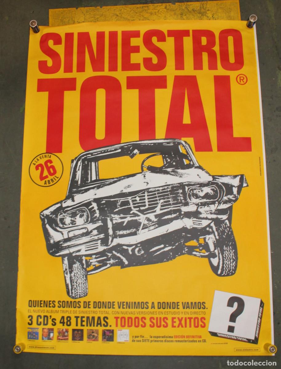 M&uacute;sica de colecci&oacute;n: P&oacute;ster, cartel promocional Siniestro Total. Dise&ntilde;o &Oacute;scar Marin&eacute;.