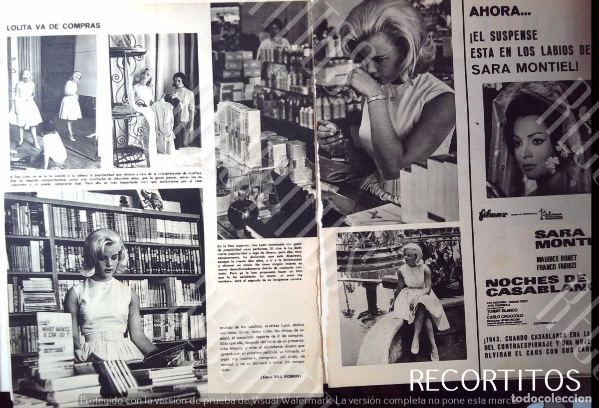 M&uacute;sica de colecci&oacute;n: SUE LYON LOLITA EN MADRID SARA MONTIEL NOCHES DE CASABLANCA