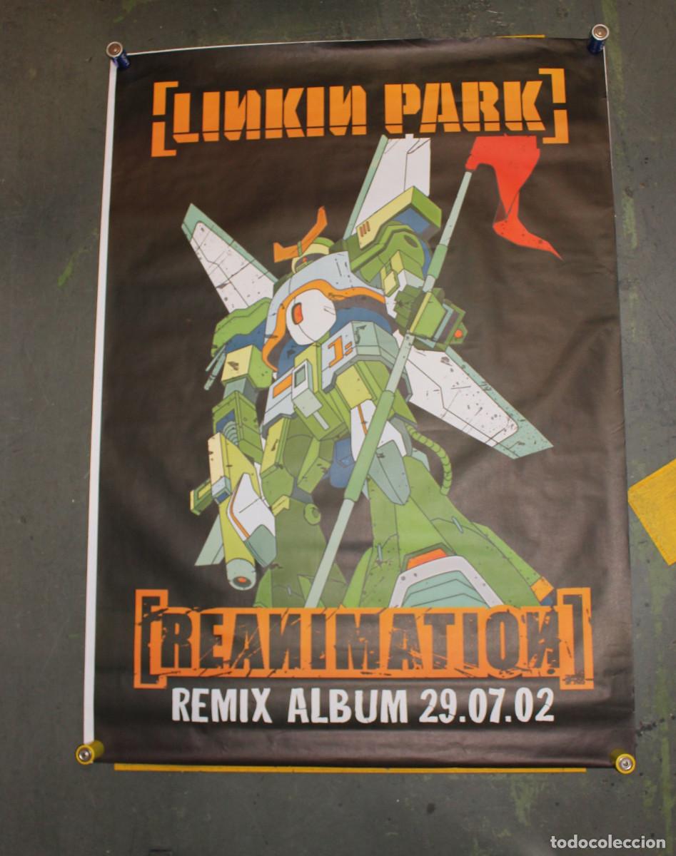M&uacute;sica de colecci&oacute;n: Poster, cartel promocional Linkin Park , Reanimation. 2002. Hybrid Theory.