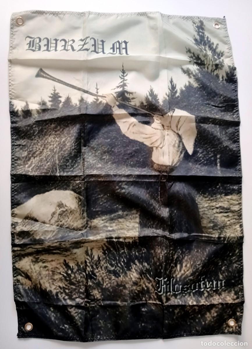 M&uacute;sica de colecci&oacute;n: BURZUM (VARG VIKERNES) - FILOSOFEM BANDERA DE TELA