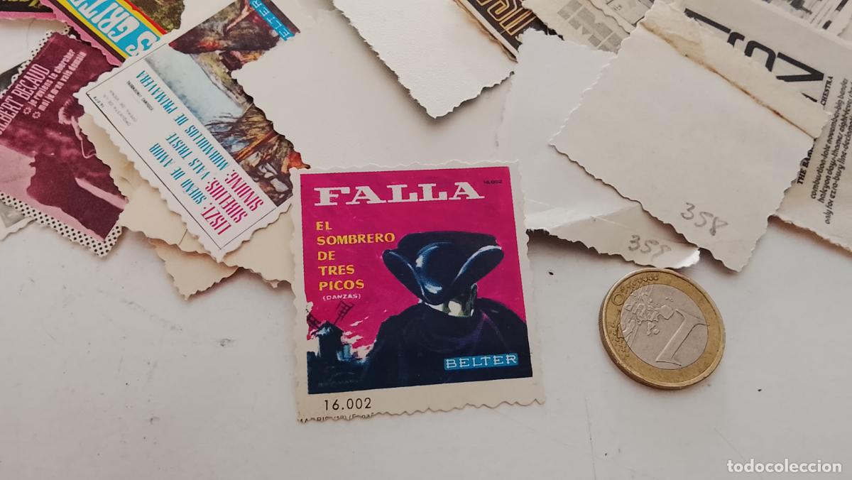 M&uacute;sica de colecci&oacute;n: musica - cromo o similar carton troquelado - cantantante - FALLA