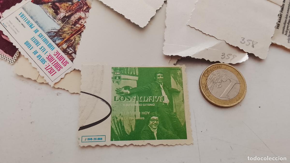 M&uacute;sica de colecci&oacute;n: musica - cromo o similar carton troquelado - cantantante - LOS AMAYAS