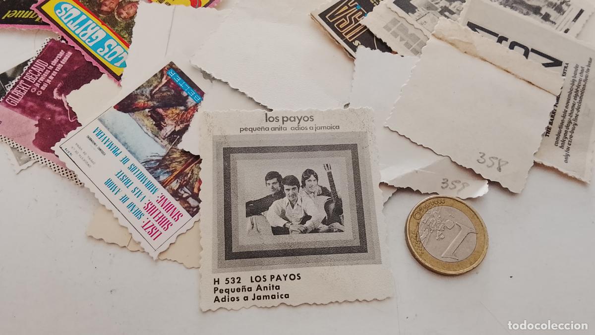 M&uacute;sica de colecci&oacute;n: musica - cromo o similar carton troquelado - cantantante - LOS PAYOS
