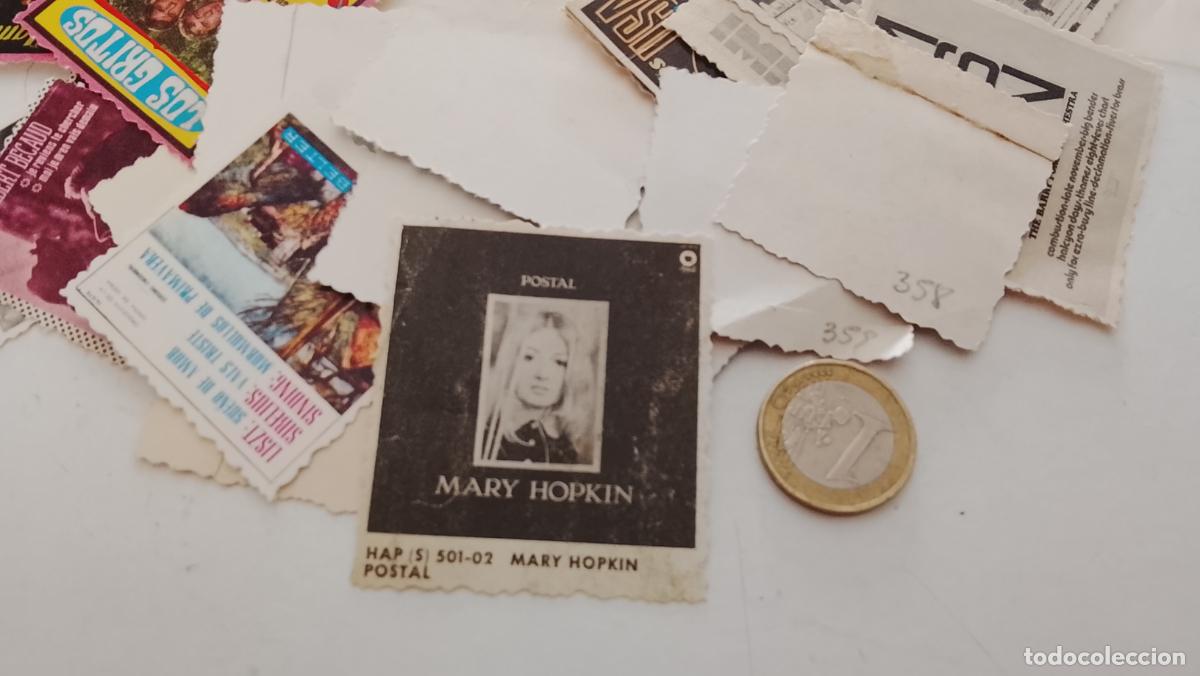 M&uacute;sica de colecci&oacute;n: musica - cromo o similar carton troquelado - cantantante - MARY HOPKIN