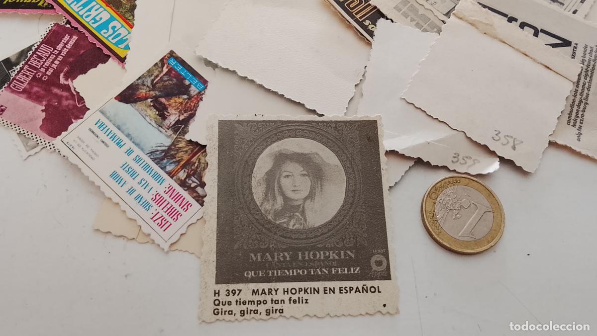 M&uacute;sica de colecci&oacute;n: musica - cromo o similar carton troquelado - cantantante - MARY HOPKIN