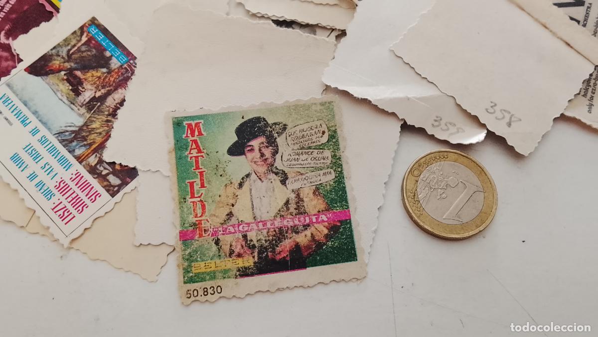 M&uacute;sica de colecci&oacute;n: musica - cromo o similar carton troquelado - cantantante - MATILDE LA GALLEGUITA