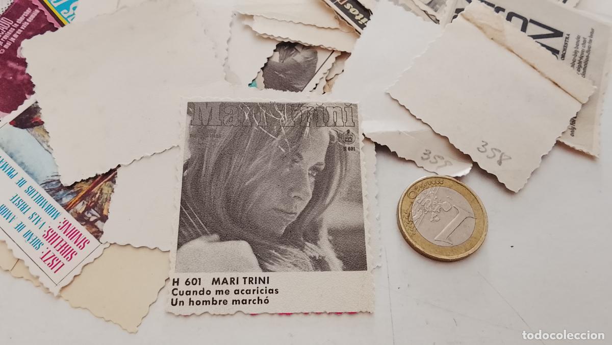 M&uacute;sica de colecci&oacute;n: musica - cromo o similar carton troquelado - cantantante - MARI TRINI