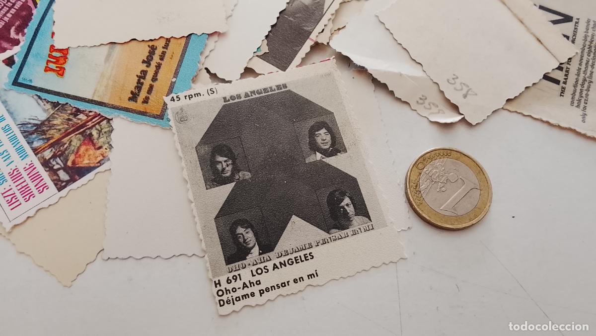 M&uacute;sica de colecci&oacute;n: musica - cromo o similar carton troquelado - cantantante - LOS ANGELES