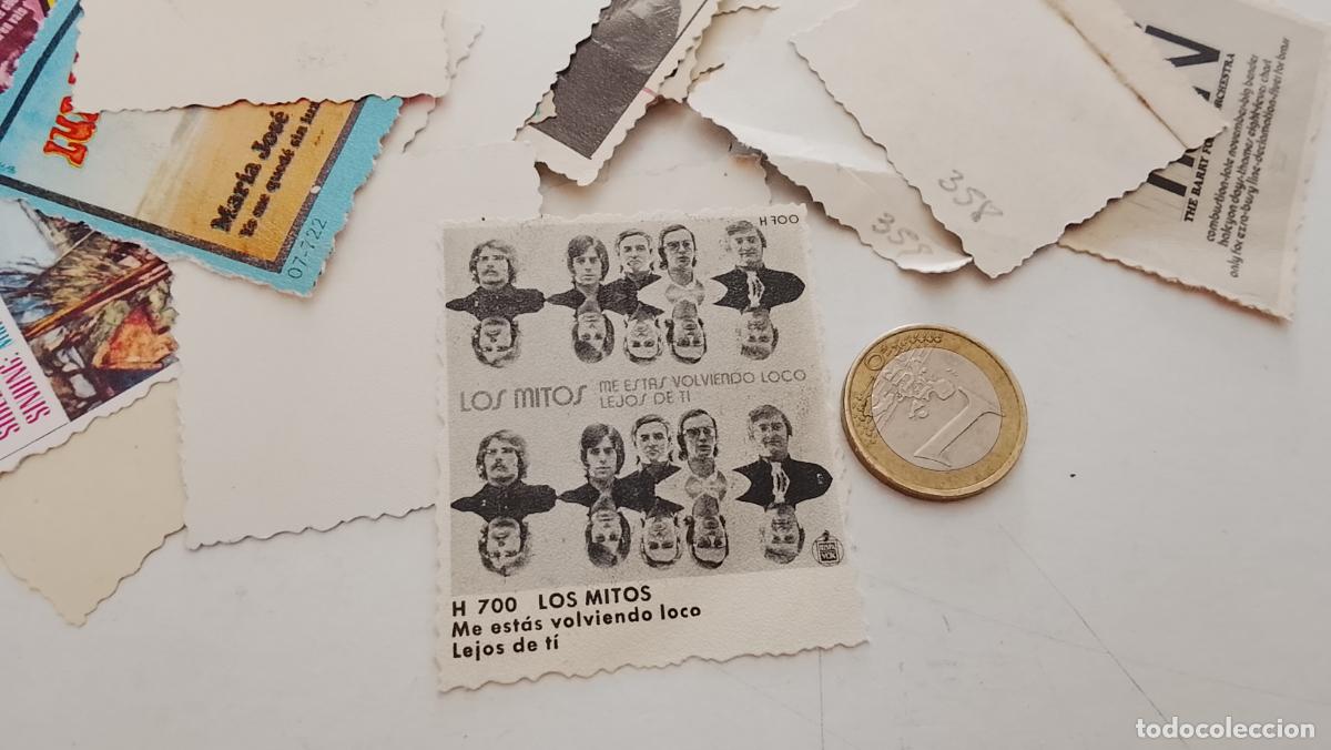 M&uacute;sica de colecci&oacute;n: musica - cromo o similar carton troquelado - cantantante - LOS MITOS