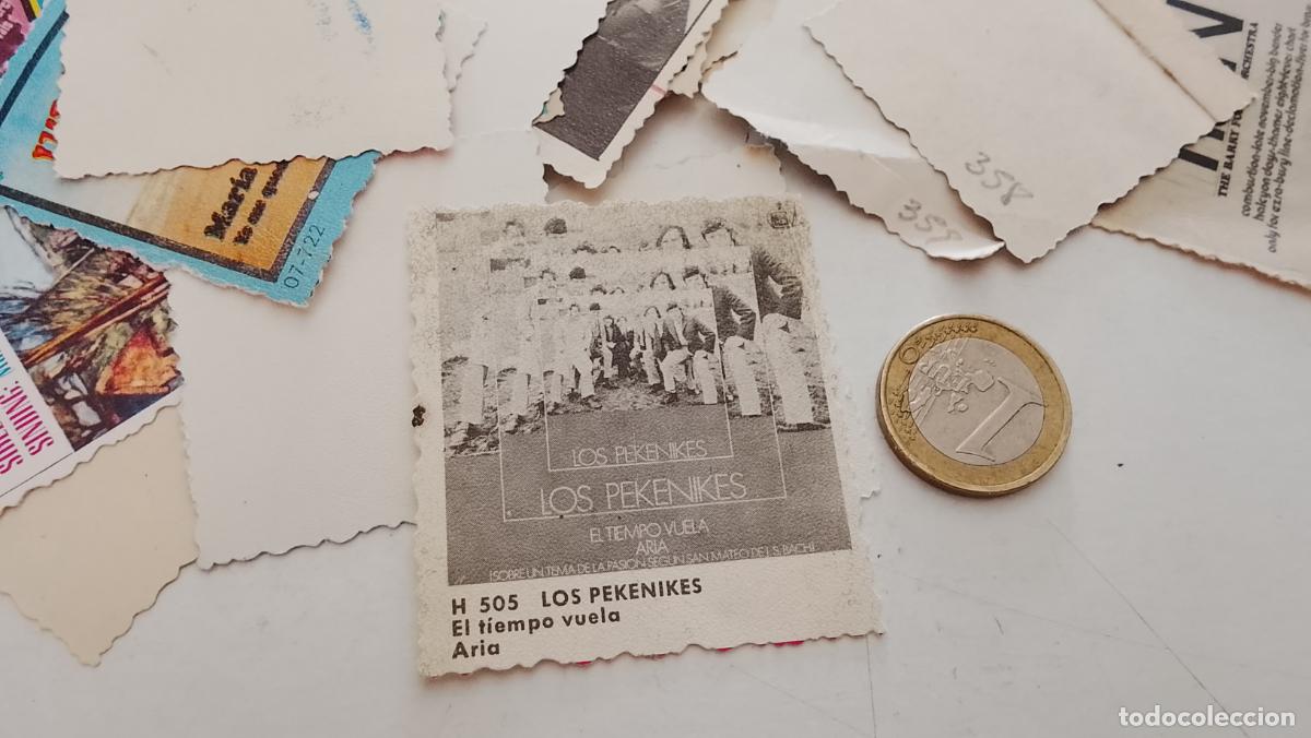 M&uacute;sica de colecci&oacute;n: musica - cromo o similar carton troquelado - cantantante - LOS PEKENIKES
