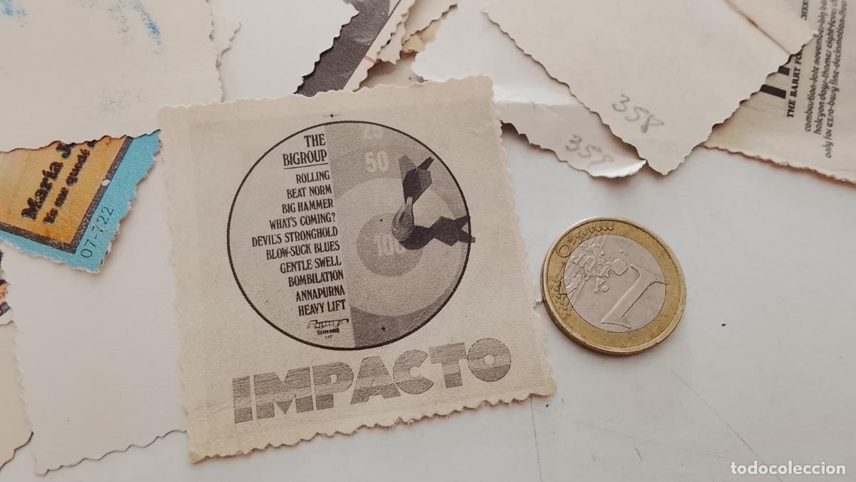 M&uacute;sica de colecci&oacute;n: musica - cromo o similar carton troquelado - THE BIGROUP - IMPACTO 1972 ROLLING BEAT NORM BIG HAMMER