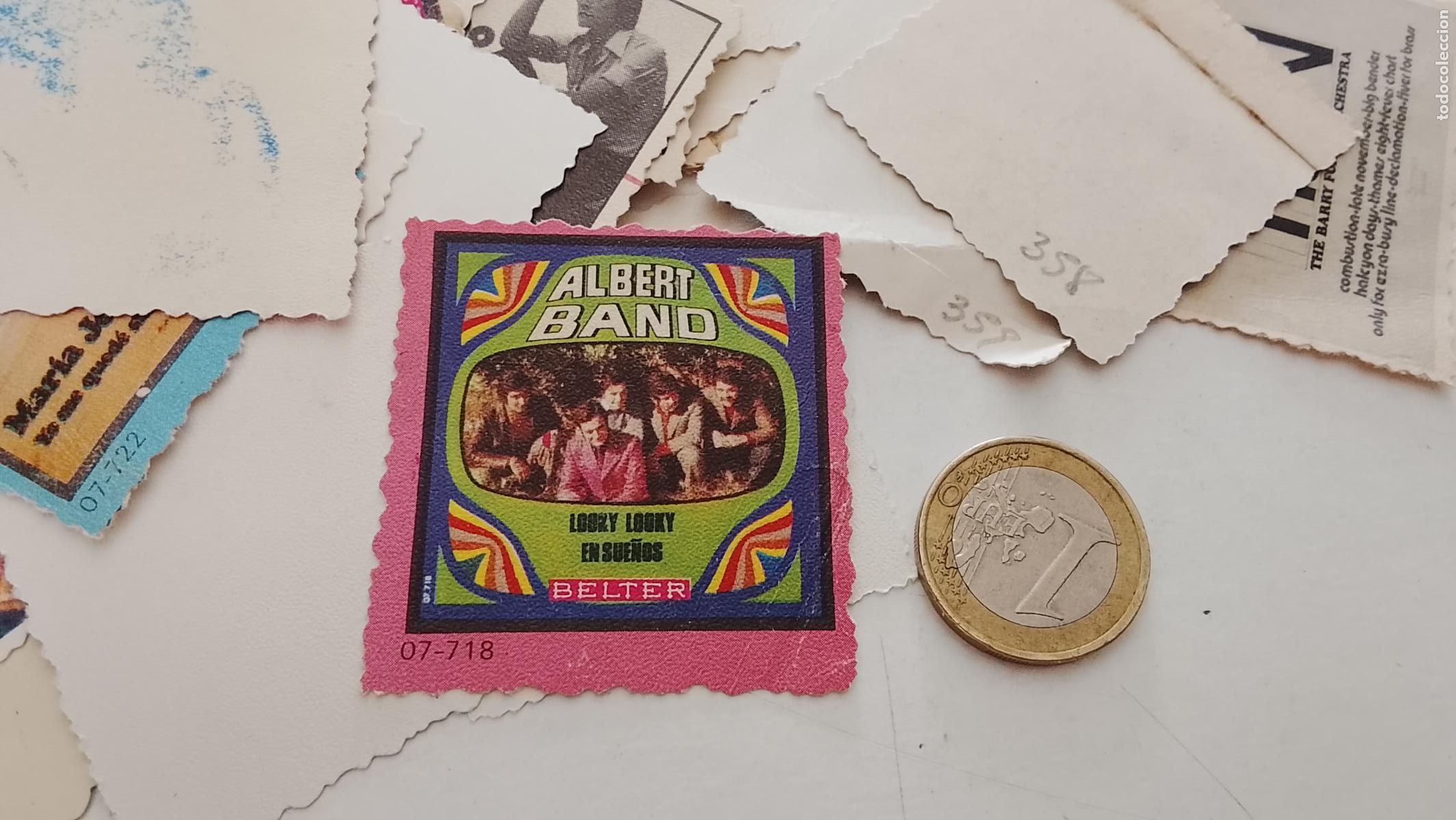 M&uacute;sica de colecci&oacute;n: musica - cromo o similar carton troquelado - ALBERT BAND