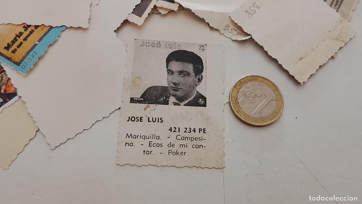 M&uacute;sica de colecci&oacute;n: musica - cromo o similar carton troquelado - JOSE LUIS