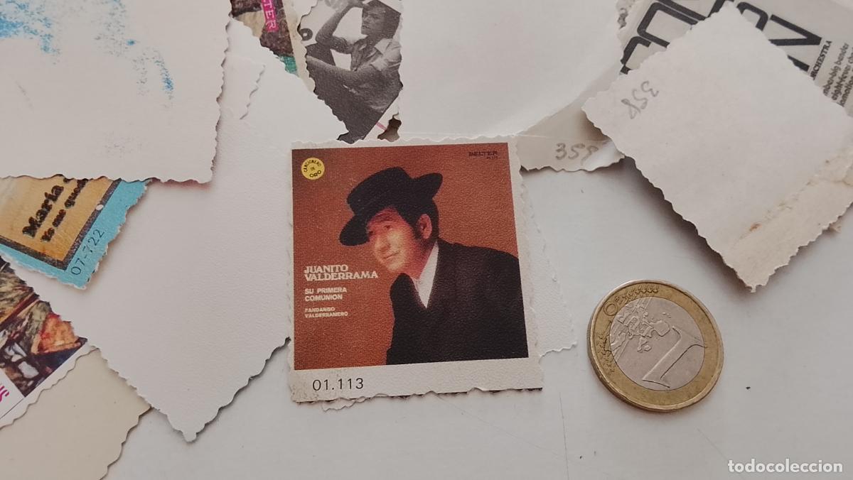 M&uacute;sica de colecci&oacute;n: musica - cromo o similar carton troquelado - JUANITO VALDERRAMA