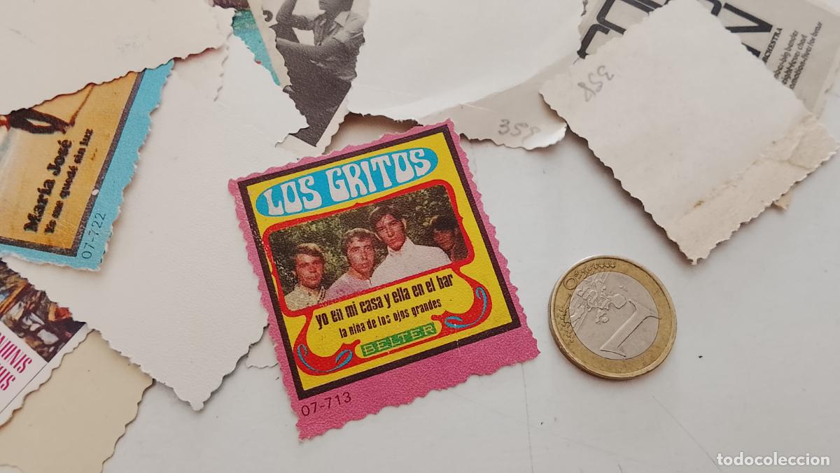 M&uacute;sica de colecci&oacute;n: musica - cromo o similar carton troquelado - LOS GRITOS