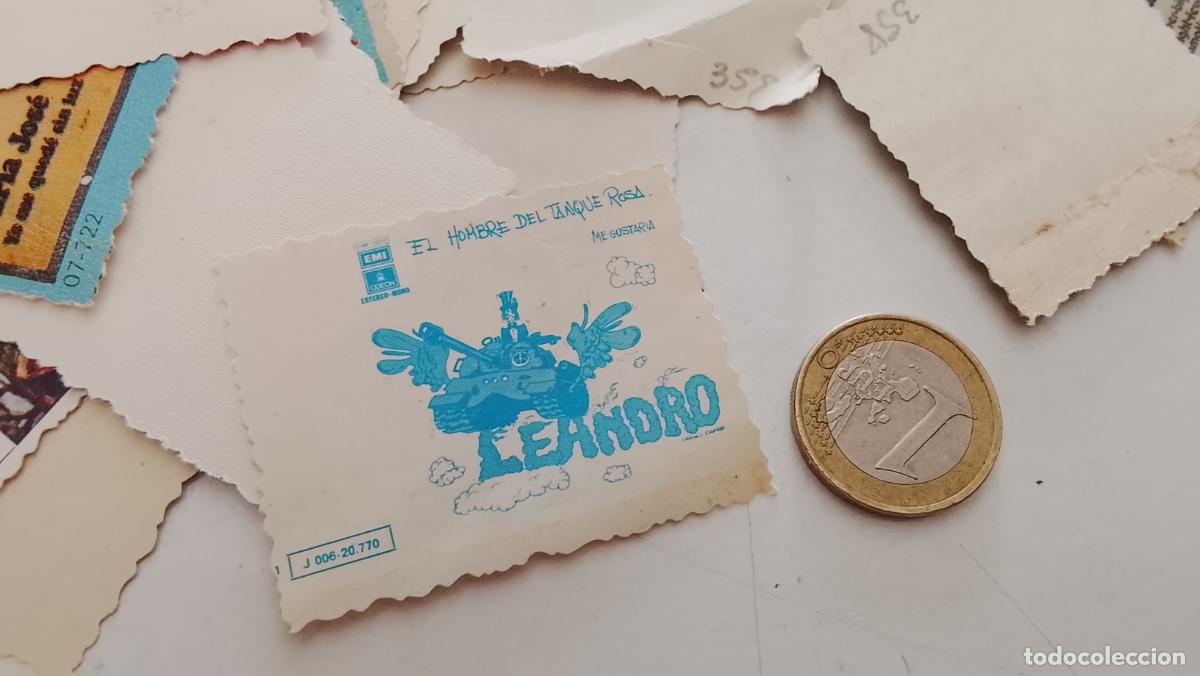 M&uacute;sica de colecci&oacute;n: musica - cromo o similar carton troquelado - LEANDRO