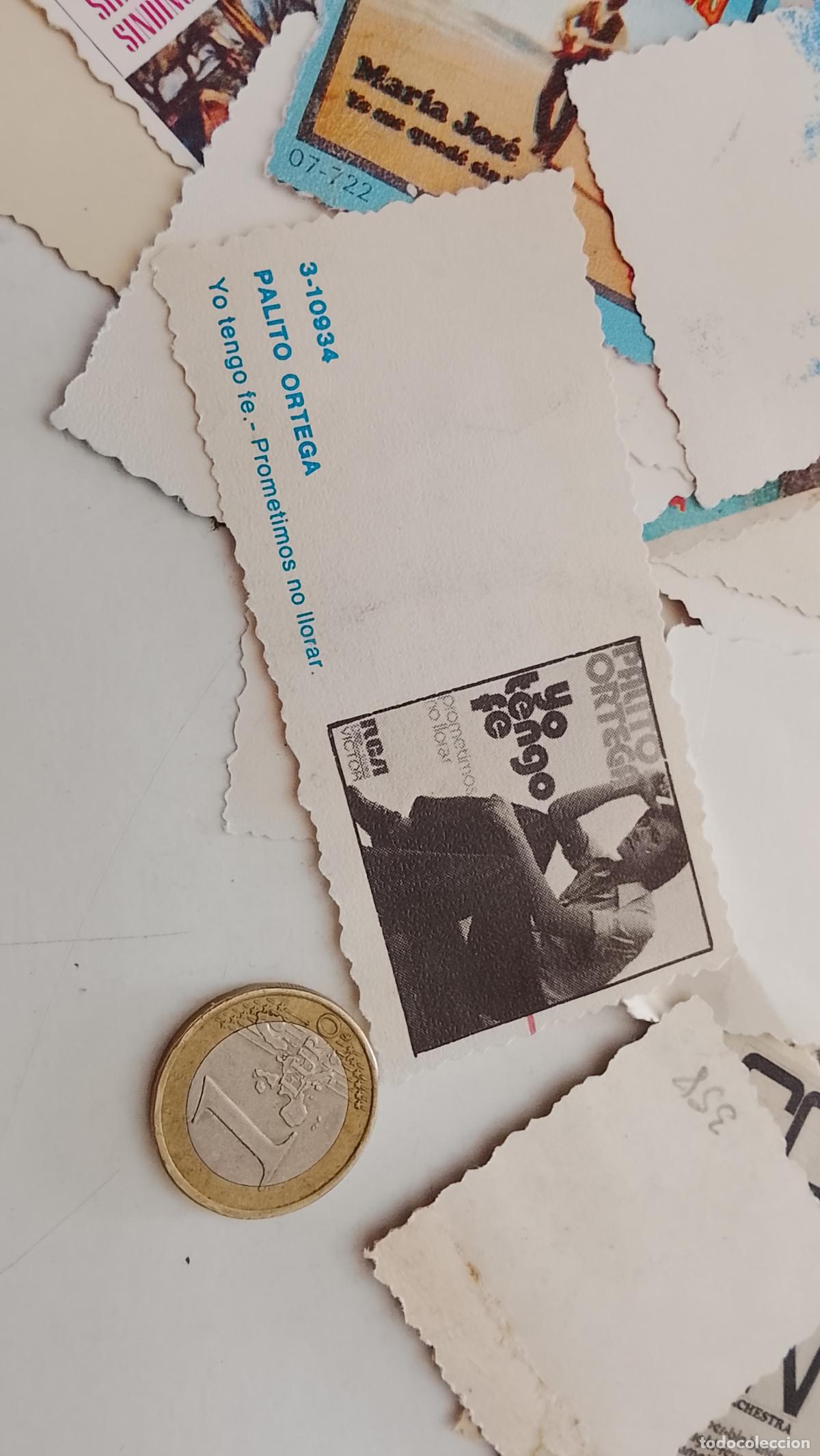 M&uacute;sica de colecci&oacute;n: musica - cromo o similar carton troquelado - PALITO ORTEGA