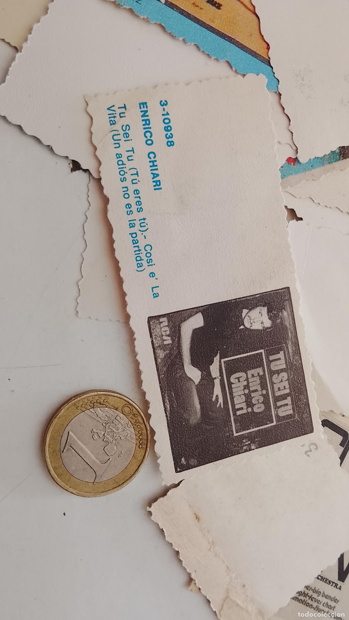 M&uacute;sica de colecci&oacute;n: musica - cromo o similar carton troquelado - ENRICO CHIARI