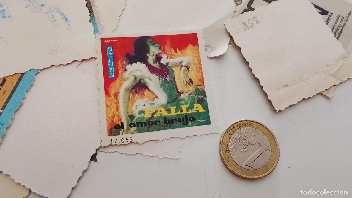 M&uacute;sica de colecci&oacute;n: musica - cromo o similar carton troquelado - FALLA