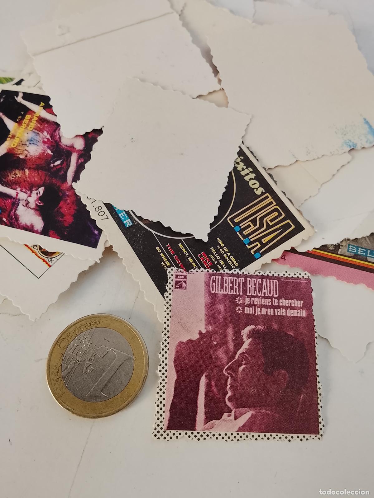 M&uacute;sica de colecci&oacute;n: musica - cromo o similar carton troquelado - GILBERT BECAUD