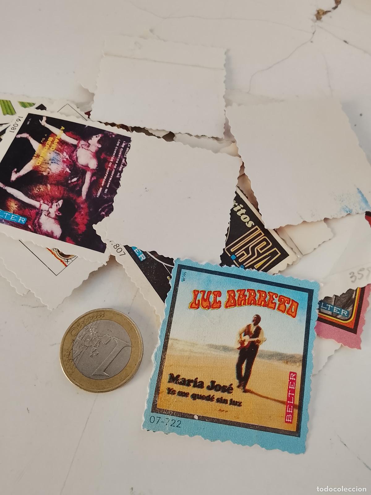 M&uacute;sica de colecci&oacute;n: musica - cromo o similar carton troquelado - CANTANTES - LUC BARRETO