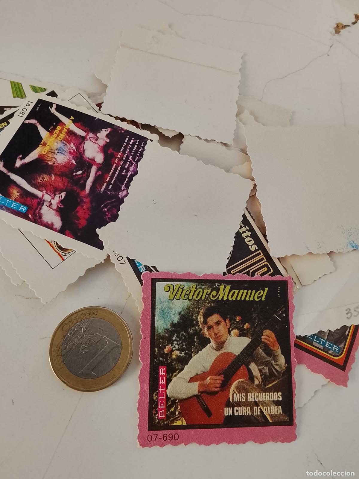 M&uacute;sica de colecci&oacute;n: musica - cromo o similar carton troquelado - CANTANTES - VICTOR MANUEL