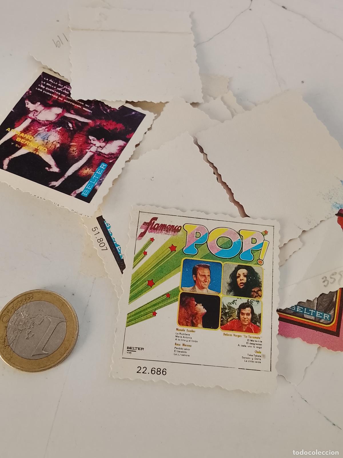 M&uacute;sica de colecci&oacute;n: musica - cromo o similar carton troquelado - POP DOLORES VARGAS CHELE MANOLO ESCOBAR ROSA MORENA