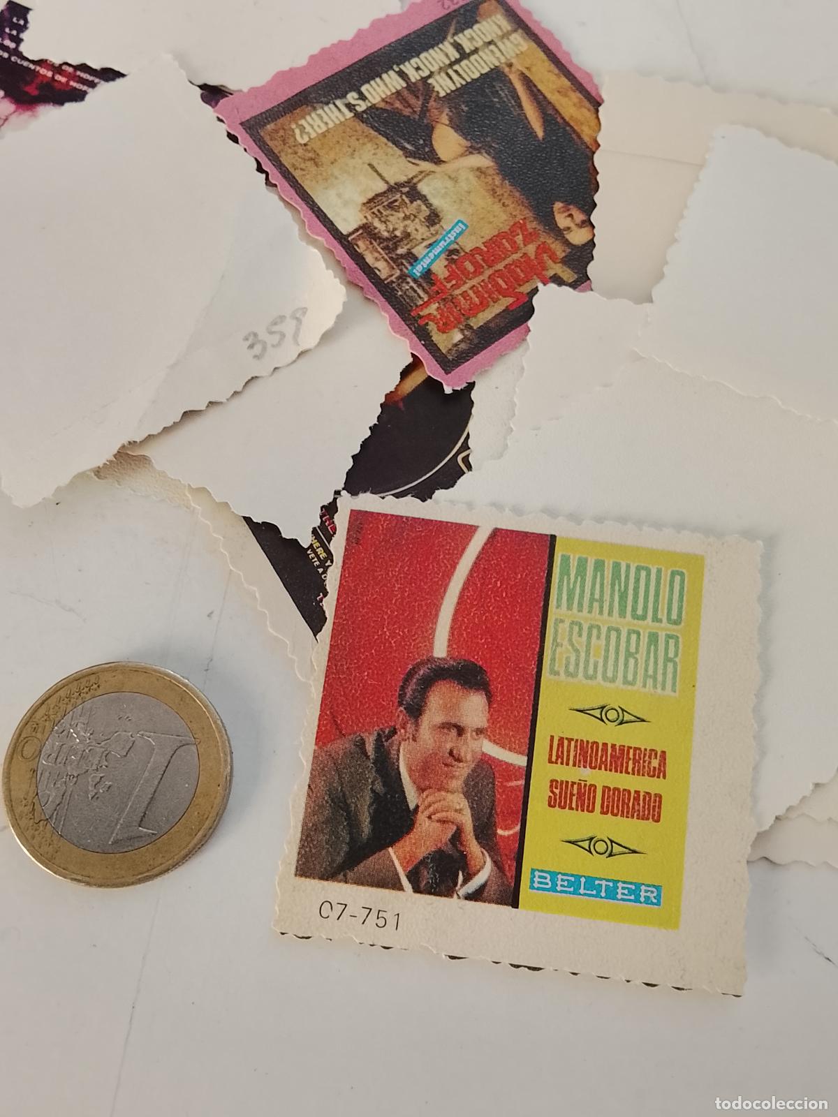 M&uacute;sica de colecci&oacute;n: musica - cromo o similar carton troquelado - MANOLO ESCOBAR
