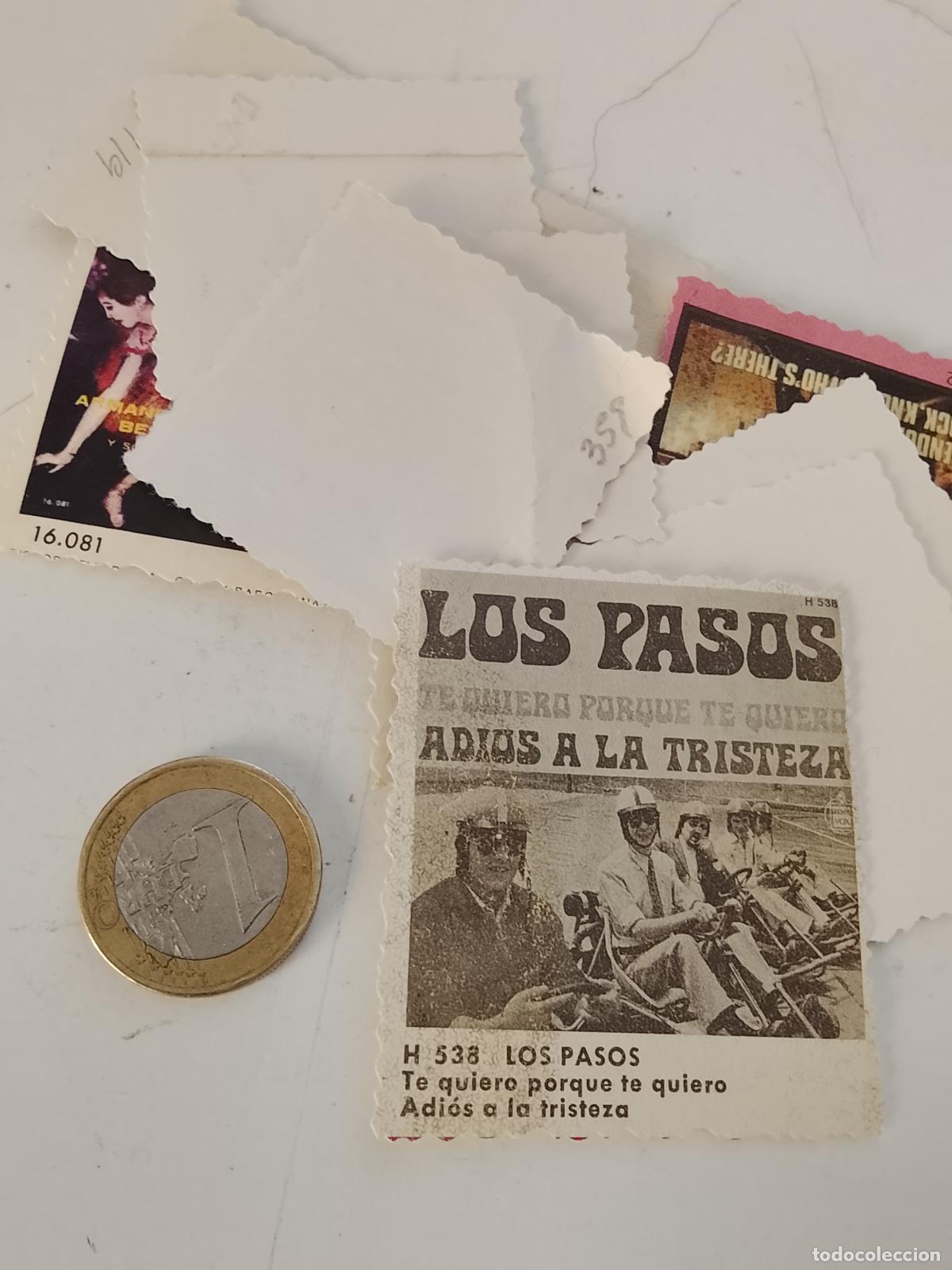 M&uacute;sica de colecci&oacute;n: musica - cromo o similar carton troquelado - LOS PASOS
