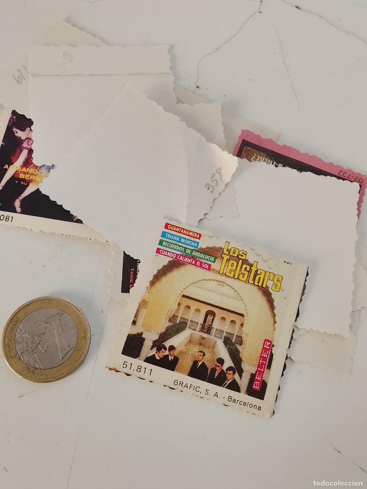 M&uacute;sica de colecci&oacute;n: musica - cromo o similar carton troquelado - LOS TELSTARS