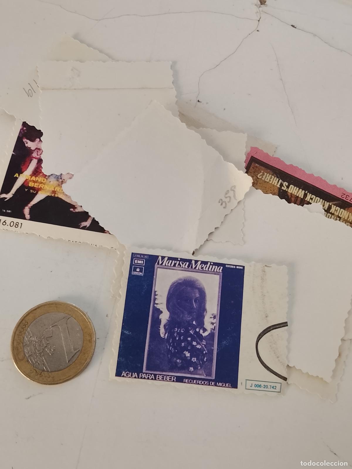 M&uacute;sica de colecci&oacute;n: musica - cromo o similar carton troquelado - MARISA MEDINA