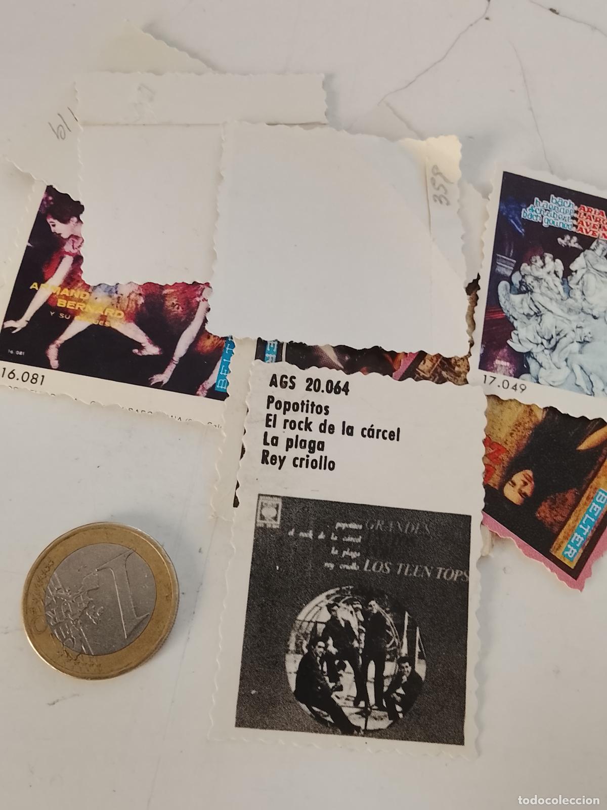 M&uacute;sica de colecci&oacute;n: musica - cromo o similar carton troquelado - LOS TEEN TOPS