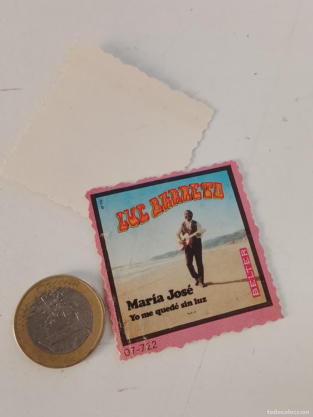 M&uacute;sica de colecci&oacute;n: musica - cromo o similar carton troquelado - LUC BARRETO