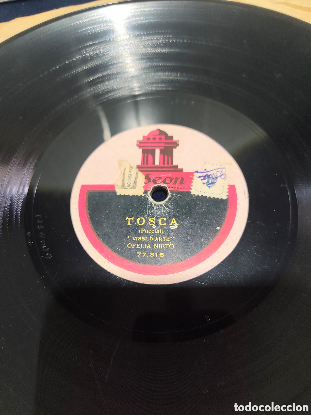 M&uacute;sica de colecci&oacute;n: Disco Pizarra 78 RPM