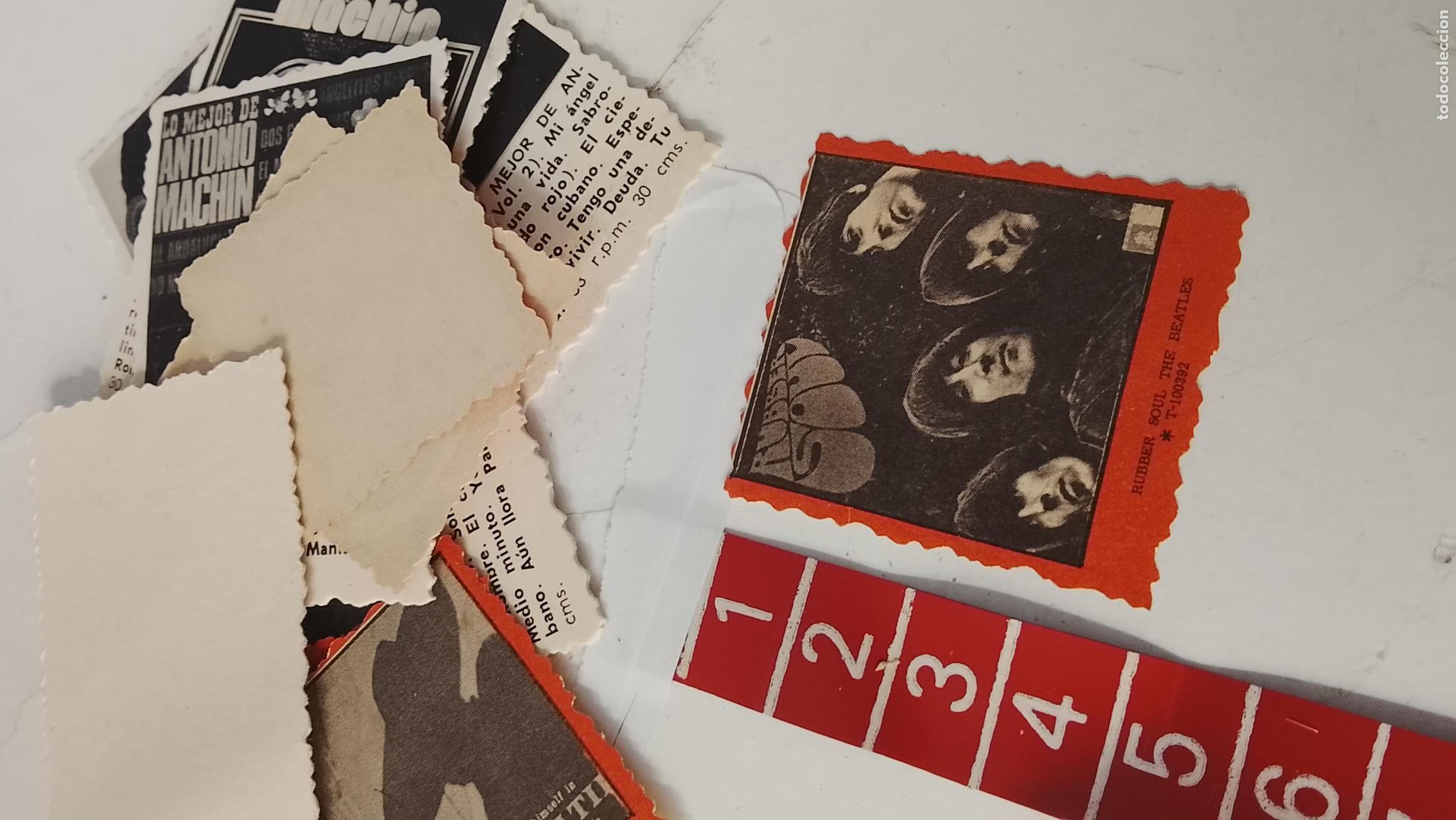M&uacute;sica de colecci&oacute;n: musica - cromo o similar papel troquelado - cantantante - THE BEATLES