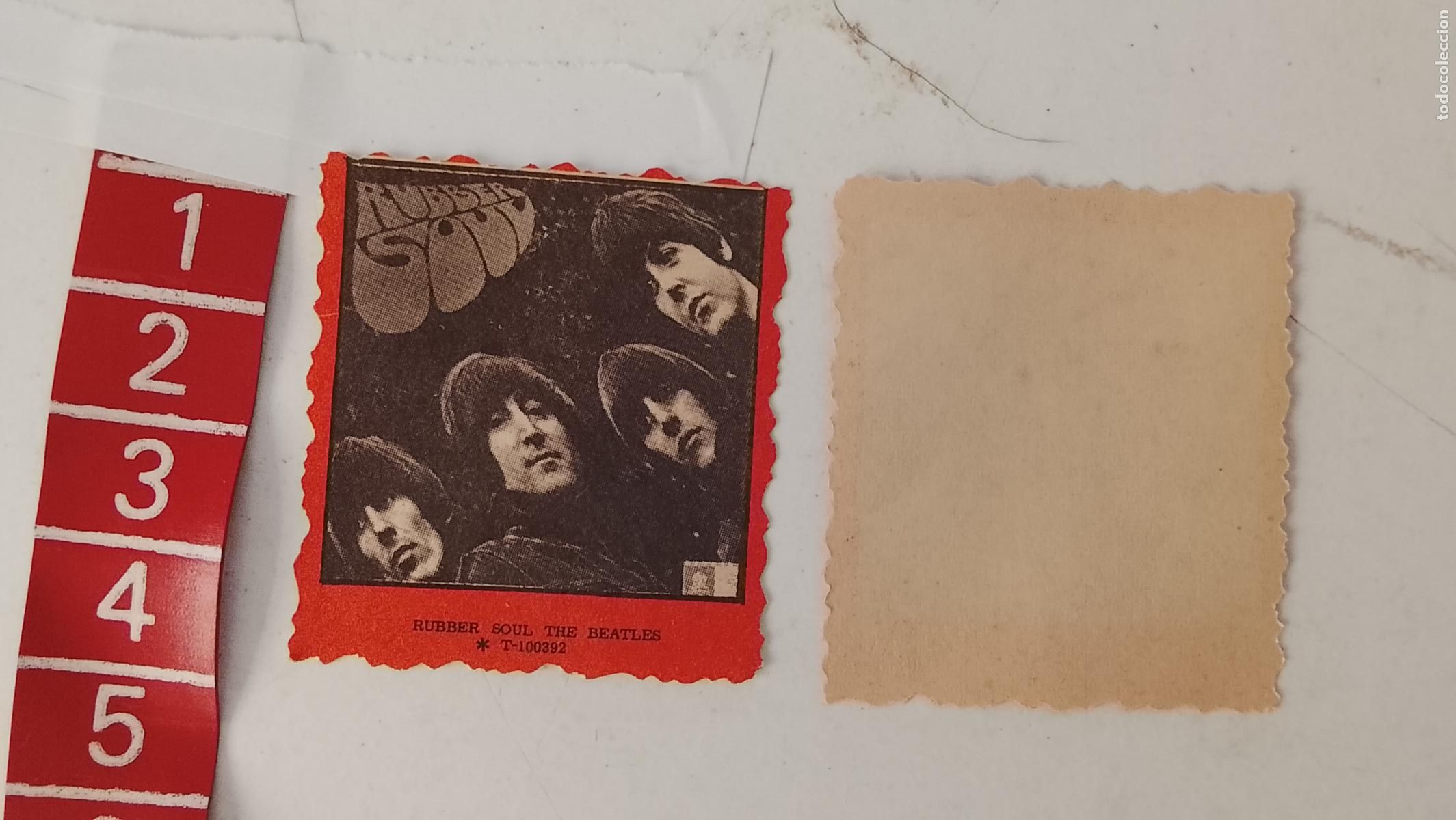 M&uacute;sica de colecci&oacute;n: musica - cromo o similar papel troquelado - cantantante - THE BEATLES