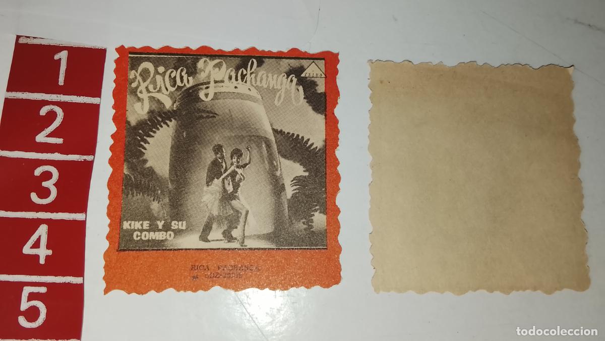 M&uacute;sica de colecci&oacute;n: musica - cromo o similar papel troquelado - cantantante - Kike y su combo