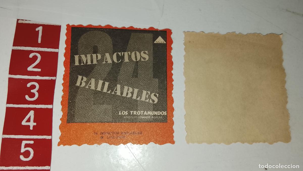 M&uacute;sica de colecci&oacute;n: musica - cromo o similar papel troquelado - cantantante - los trotamundos