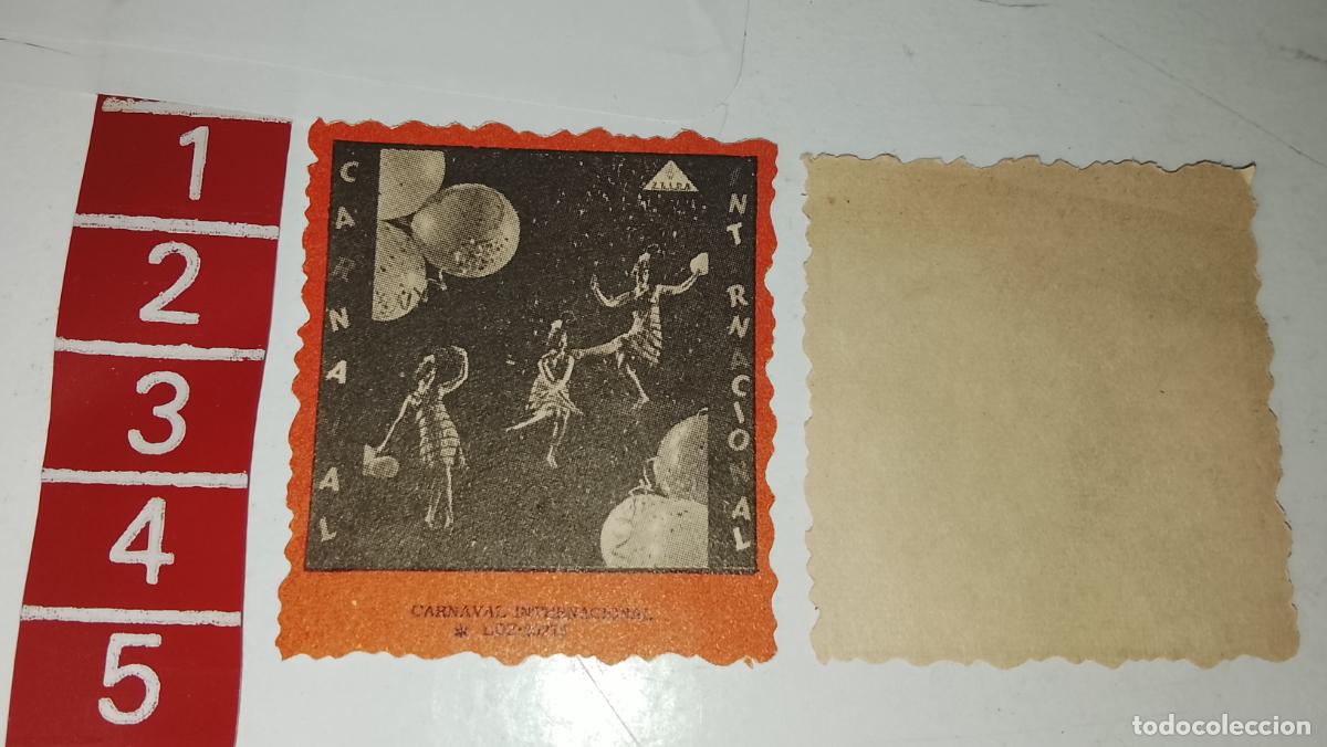 M&uacute;sica de colecci&oacute;n: musica - cromo o similar papel troquelado - cantantante - carnaval Internacional