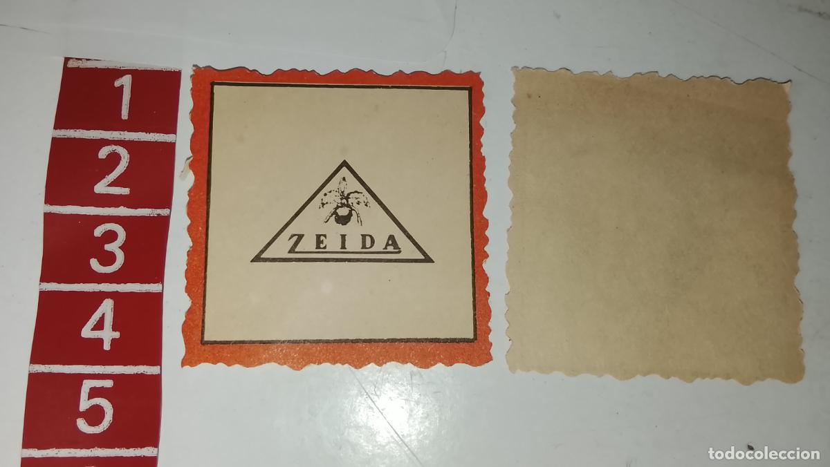 M&uacute;sica de colecci&oacute;n: musica - cromo o similar papel troquelado - cantantante - zeida