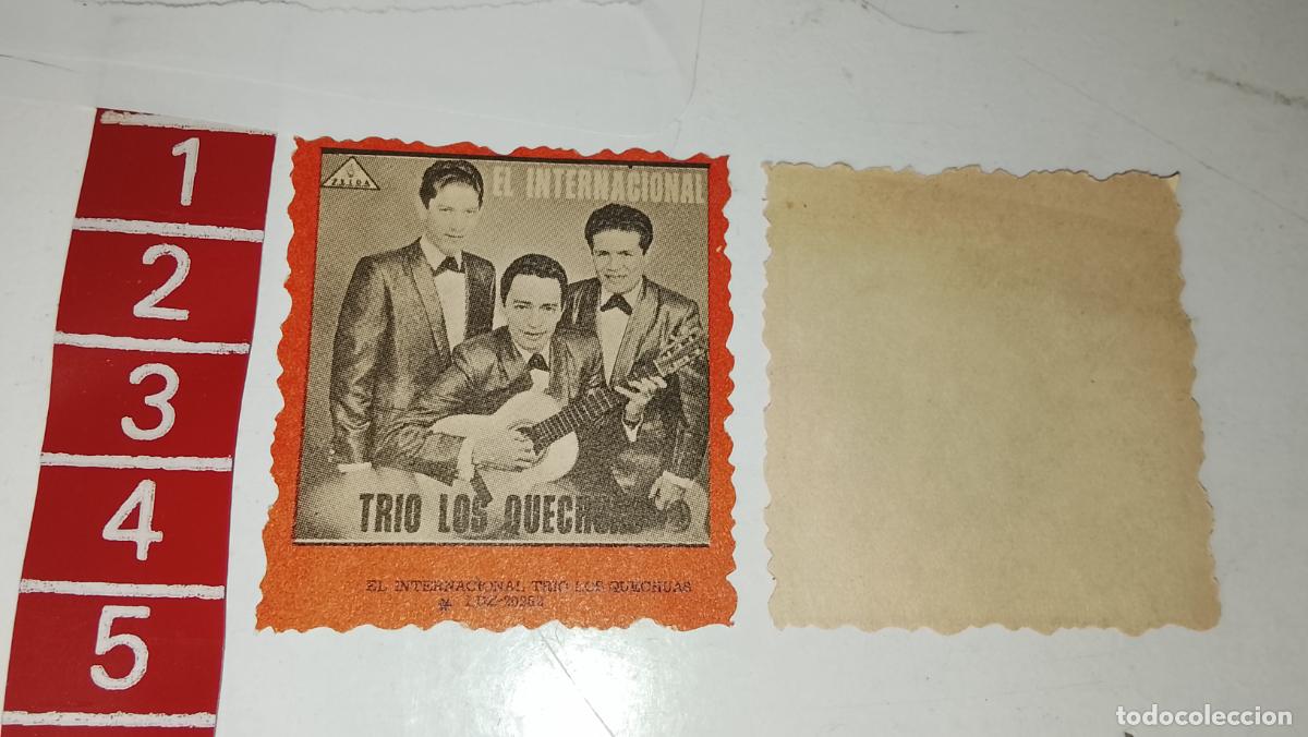 M&uacute;sica de colecci&oacute;n: musica - cromo o similar papel troquelado - cantante - LOS QUECHUAS