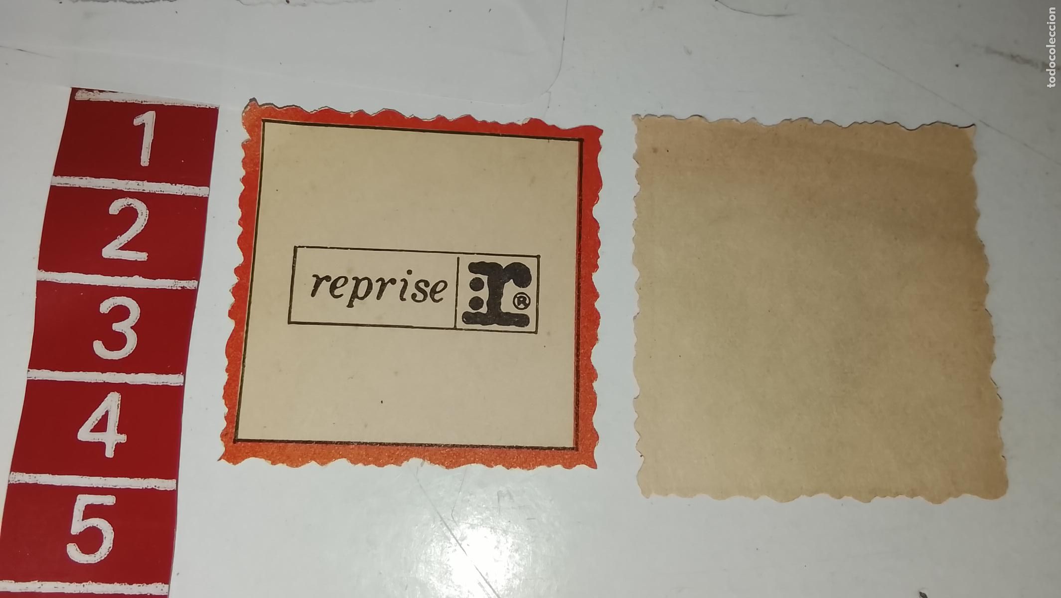 M&uacute;sica de colecci&oacute;n: musica - cromo o similar papel troquelado - cantante - DISCO CAPITOL REPRISE