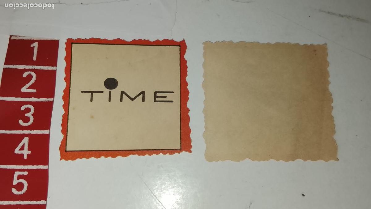 M&uacute;sica de colecci&oacute;n: musica - cromo o similar papel troquelado - cantante - TIME
