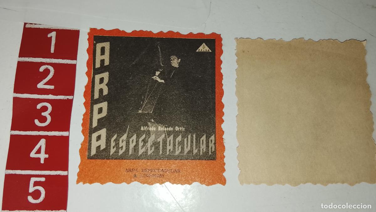 M&uacute;sica de colecci&oacute;n: musica - cromo o similar papel troquelado - cantante - Alfredo Rolando Ortiz