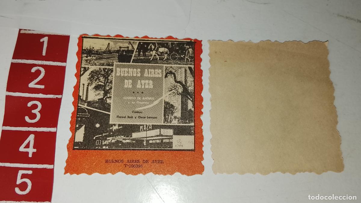 M&uacute;sica de colecci&oacute;n: musica - cromo o similar papel troquelado - cantante - BUENOS AIRES DE AYER