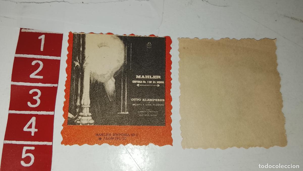 M&uacute;sica de colecci&oacute;n: musica - cromo o similar papel troquelado - cantante - MARLER